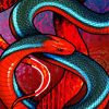 Red Snake Paint By Numbers