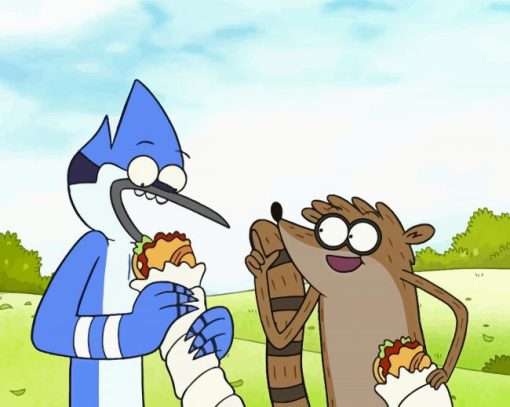 Regular Show Paint By Numbers