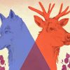 Wolf And Elk Paint By Numbers