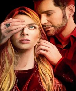 Chloe And Lucifer Paint By Numbers