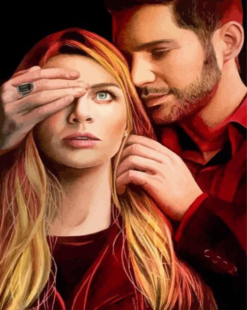 Chloe And Lucifer Paint By Numbers