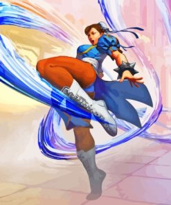 Chun Li Street Fighter Paint By Number