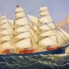 Clipper Ship Paint By Number