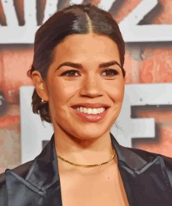 Gorgeous America Ferrera Paint By Number