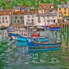 Polperro Harbor Paint By Number