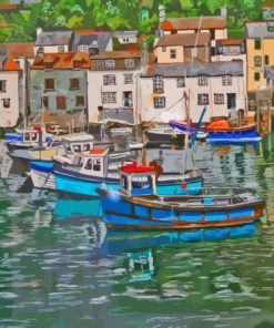 Polperro Harbor Paint By Number