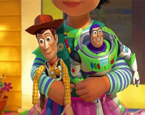 Buzz lightyear And Woody Paint By Number