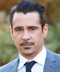 Colin Farrell Actor Paint By Number