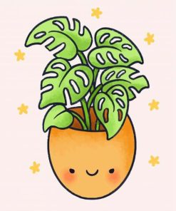 Cute Plant Paint By Numbers