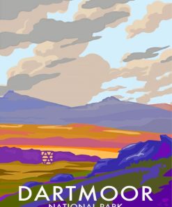 Dartmoor Poster Paint By Number