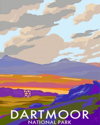Dartmoor Poster Paint By Number