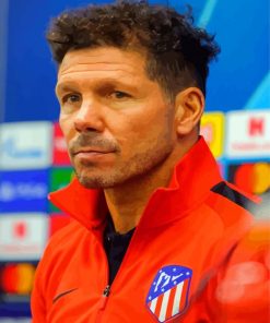 Diego Simeone Footballer Paint By Number