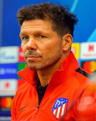 Diego Simeone Footballer Paint By Number