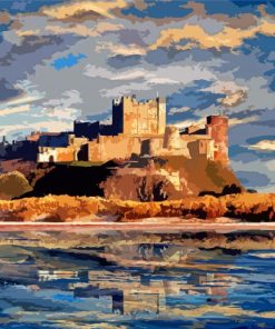 England Bamburgh Castle Paint By Number