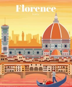 Florence Italy Poster Paint By Numbers