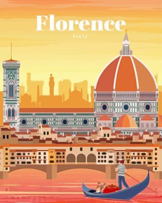 Florence Italy Poster Paint By Numbers