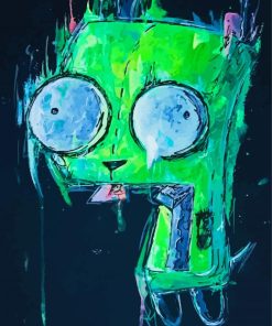 GIR Invader Zim Paint By Number