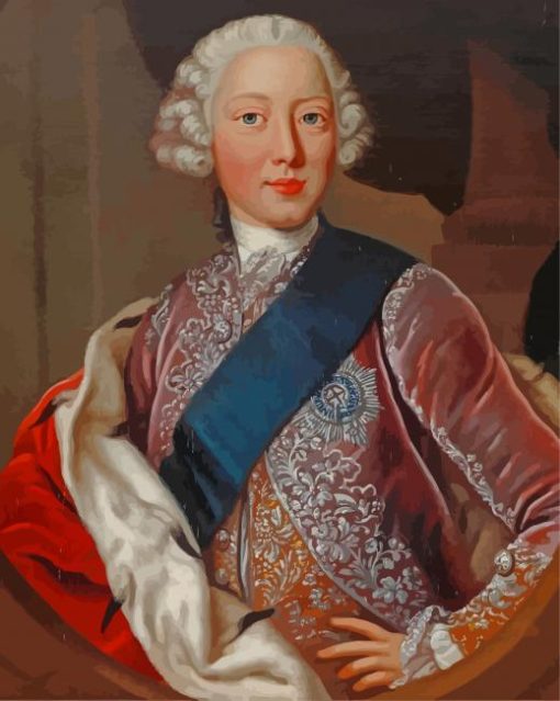 Portrait Of George III King Paint By Number