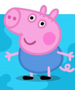 George Pig Paint By Number