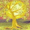 Golden Tree Art Paint By Number