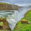 Gullfoss Falls Landscape Paint By Numbers