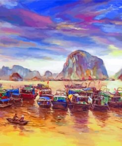 Ha Long Bay Vietnam Paint By Number