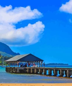 Hanalei Bay Pier Paint By Number