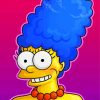 Happy Marge Simpson Paint By Numbers