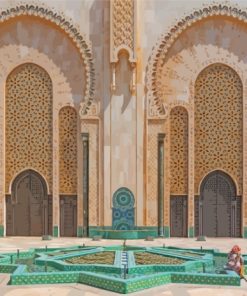 Hassan II Mosque Paint By Number