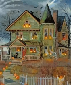 Haunted Property House Paint By Number