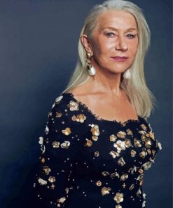 The English Actress Helen Mirren Paint By Number