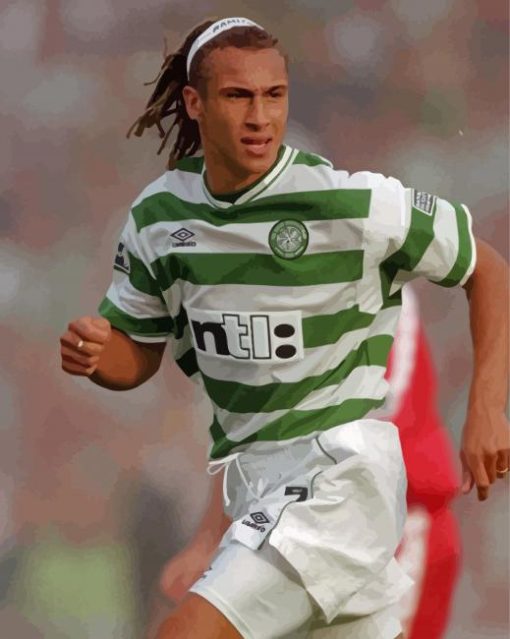 Henrik Larsson Football Player Paint By Number