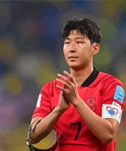 Heung Min Son Footballer Paint By Numbers