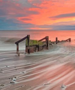 Hornsea Beach Paint By Numbers