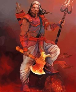 Indian Warrior Paint By Number