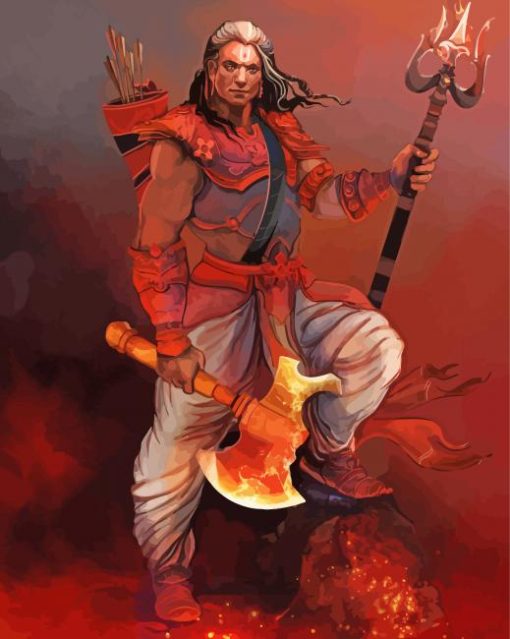 Indian Warrior Paint By Number