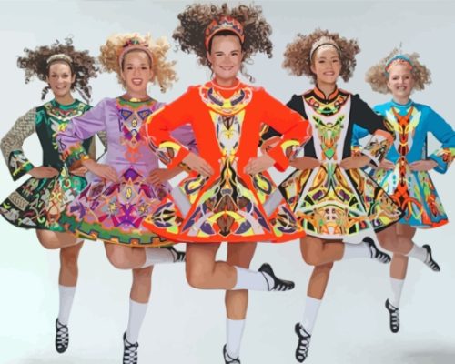 Irish Dance Girls Paint By Number