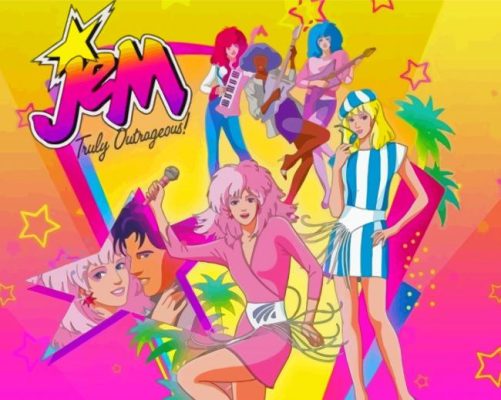 Jem And The Holograms Paint By Number