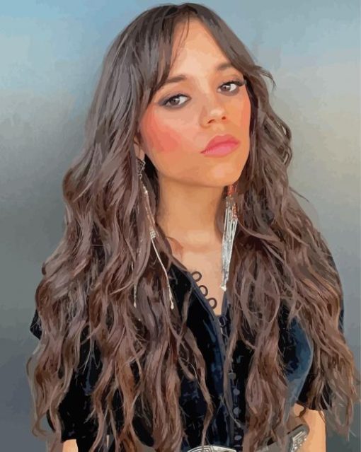 Jenna Ortega American Actress Paint By Number