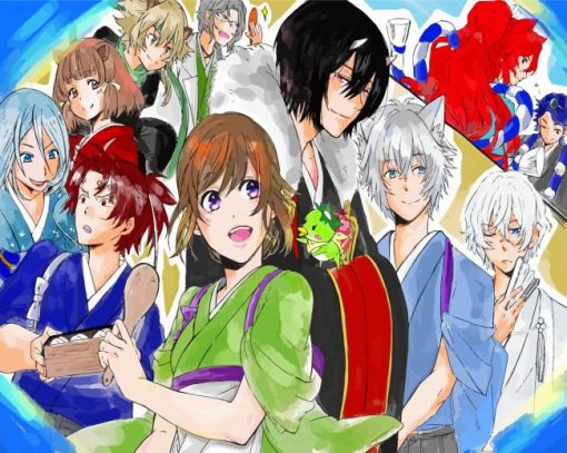 Kakuriyo Anime Characters Paint By Numbers