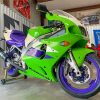 Green And Purple Kawasaki Ninja ZX 7R Paint By Numbers