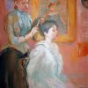 La Coiffure By Berthe Morisot Paint By Number