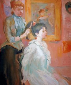 La Coiffure By Berthe Morisot Paint By Number