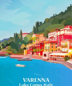 Lake Como Varenna Paint By Numbers