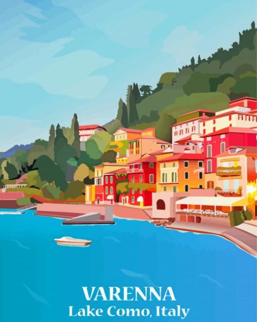 Lake Como Varenna Paint By Numbers