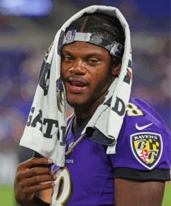 Lamar Jackson Player Paint By Numbers