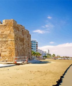 Larnaca Beach Paint By Number