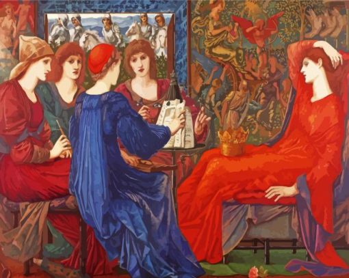 Laus Veneris Paint By Numbers