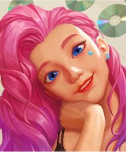 League Of Legends Seraphine Paint By Number