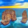 Lebanon Raouche Rocks Paint By Numbers